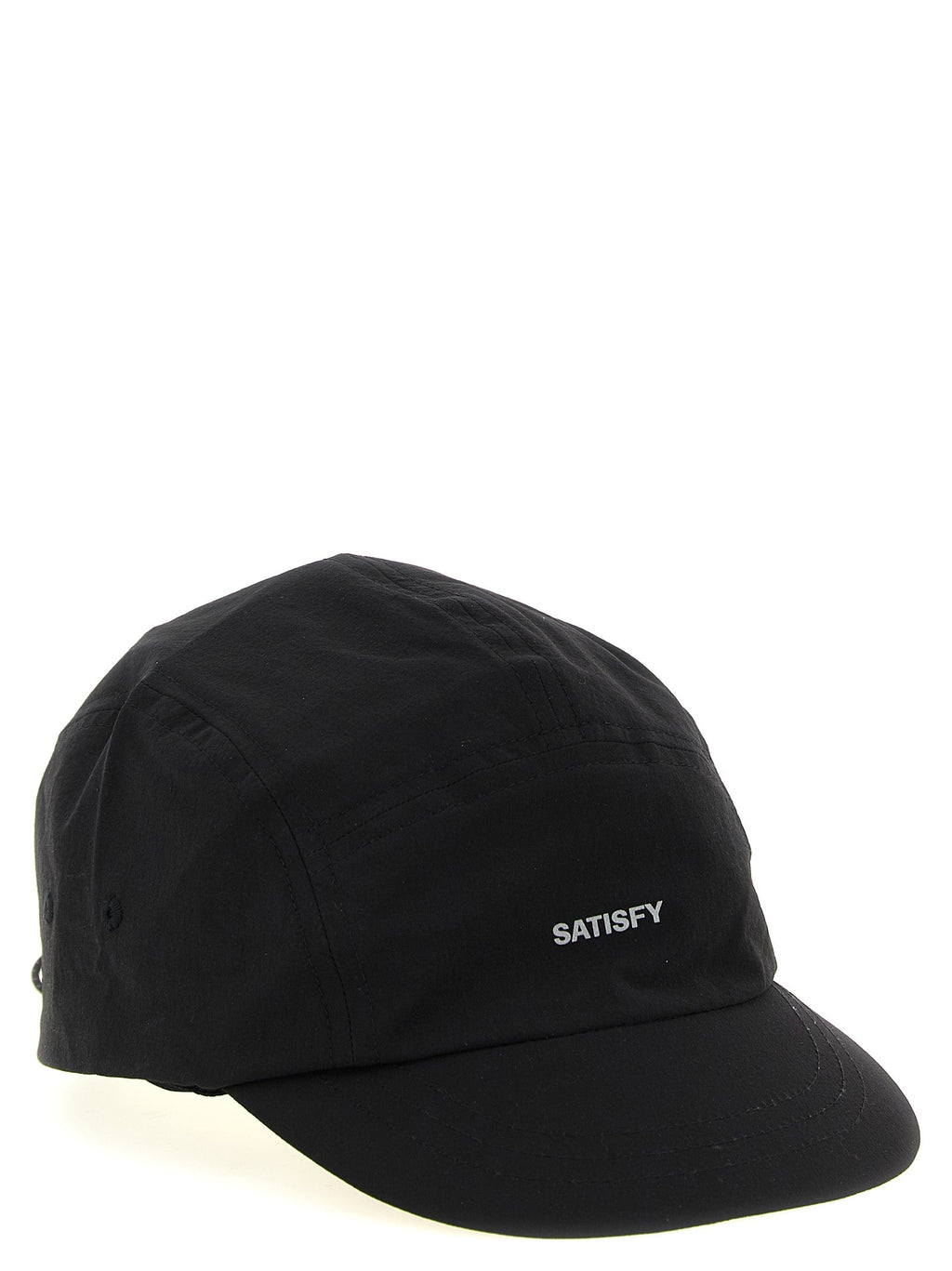 Satisfy Black Polyamide Baseball Cap