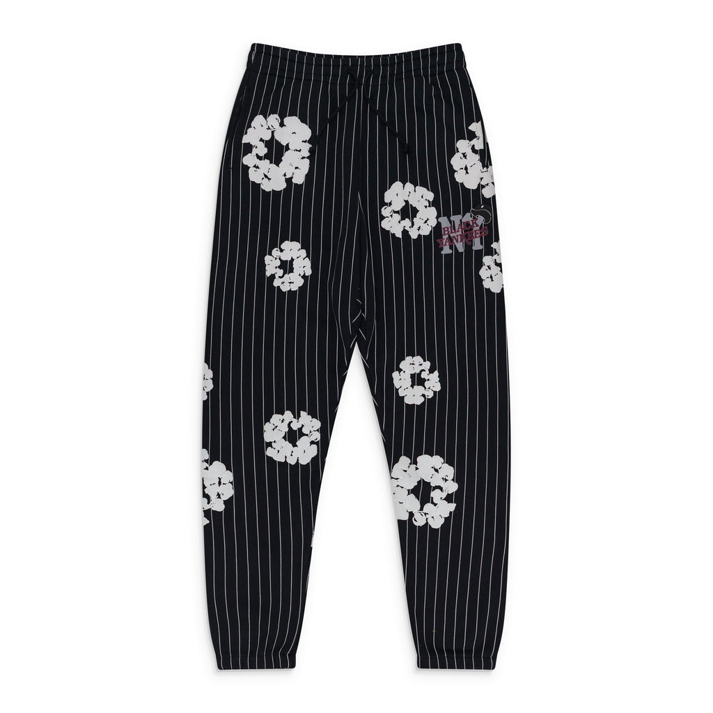 Black Black Yankees Cotton Wreath Sweatpants