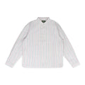 White Pinstripe RBG Button-Up Shirt