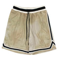 Gold Tie Dye Mesh Basketball Shorts
