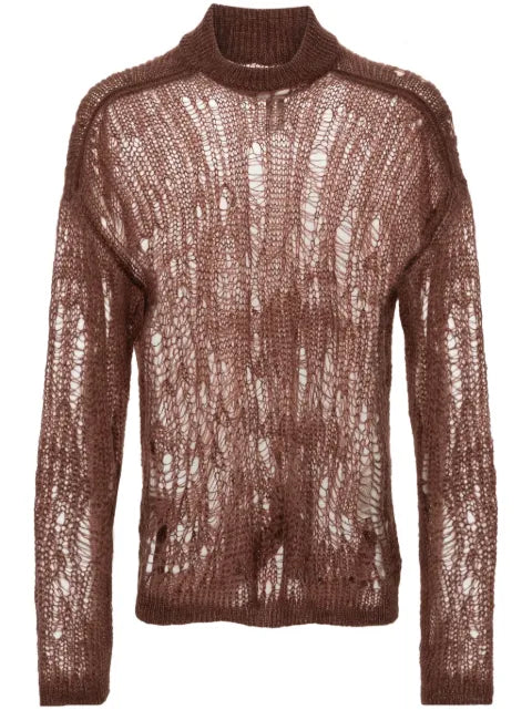 Rick Owens Tommy Lupetto open-knit jumper