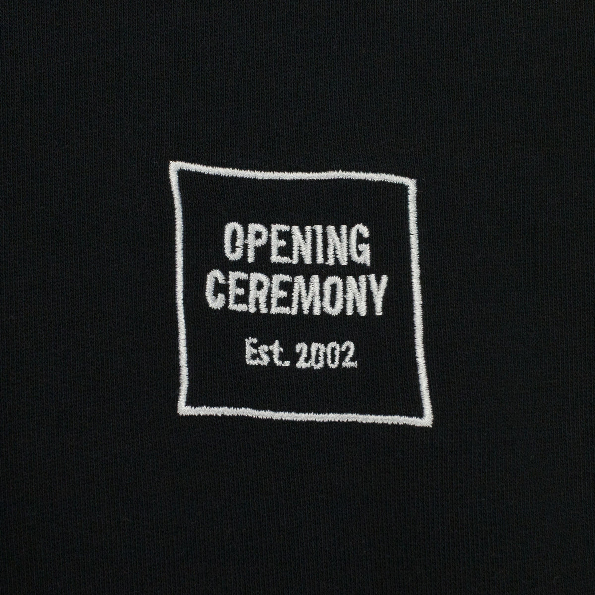 BLACK MINI BOX LOGO HOODIE