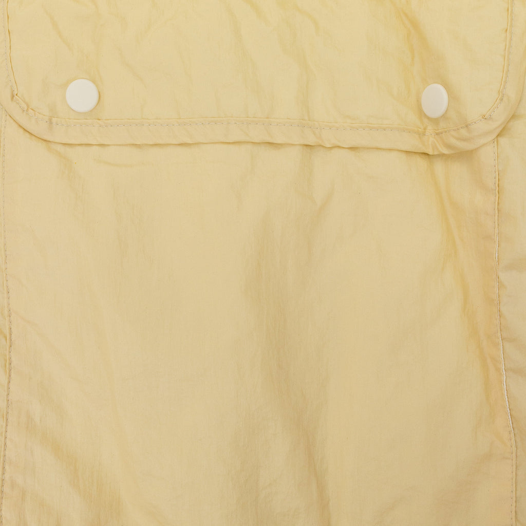 CREAM NYLON ZIP UP JACKET