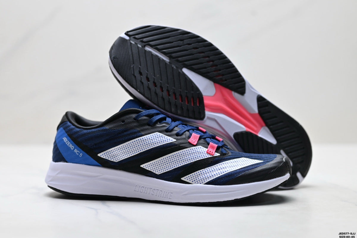 Adidas K81801450 Men's Running Shoes - 2 Colorways incl. Navy/Pink & White/Orange