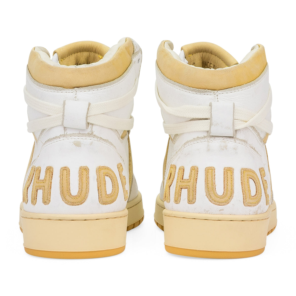 WHITE RHECESS HIGH SNEAKERS
