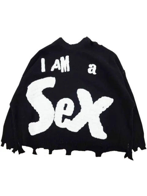 SAINT MXXXXXX x Sex Pistols embroidered sweater