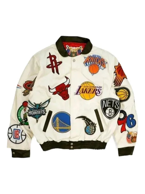 Jeff Hamilton NBA-collage jacket