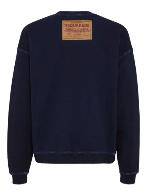 DSQUARED2 logo-patch sweatshirt