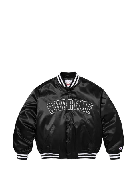 Supreme x  Champion® Satin Varsity jacket