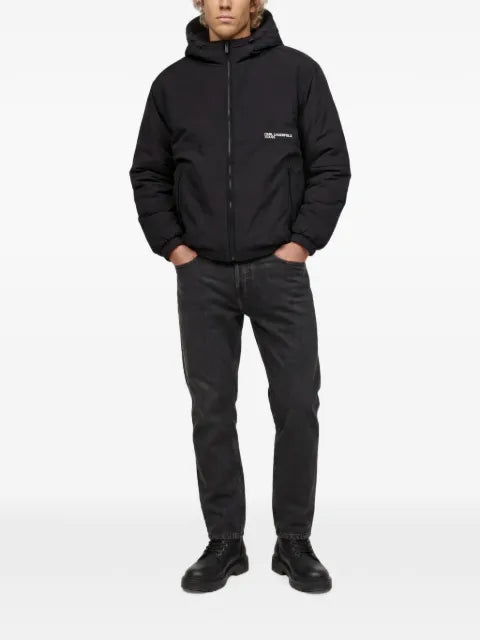 Karl Lagerfeld Jeans reversible logo jacket