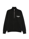 DSQUARED2 logo-print half-zip sweatshirt
