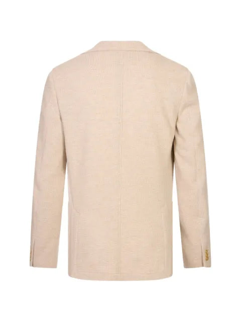 Canali textured single-breasted blazer