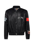 Jeff Hamilton San Antonio Spurs leather jacket
