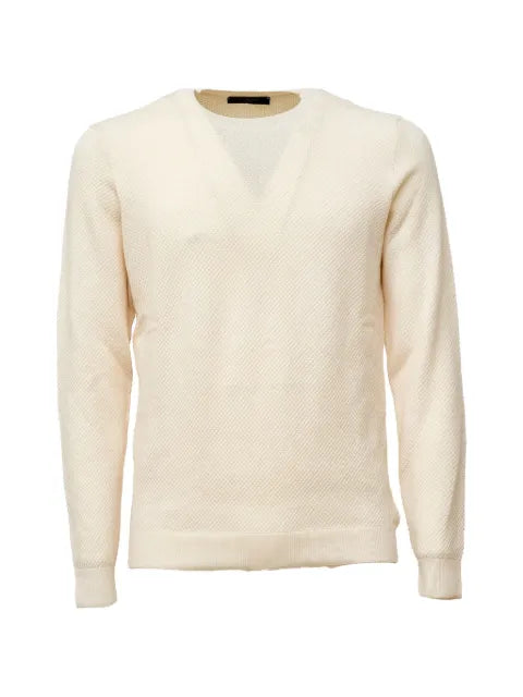 Zanone waffle-knit wool sweater