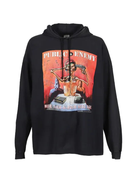 Earthling Collective Public Enermy graphic-print hoodie