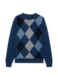 Brooks Brothers Argyle intarsia sweater