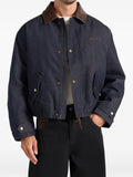 Manière De Voir Cameron oversized denim bomber jacket