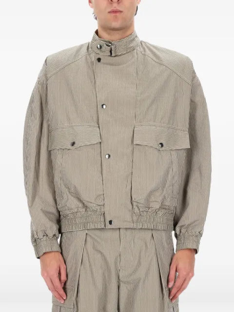 MARANT vertical-stripe short jacket
