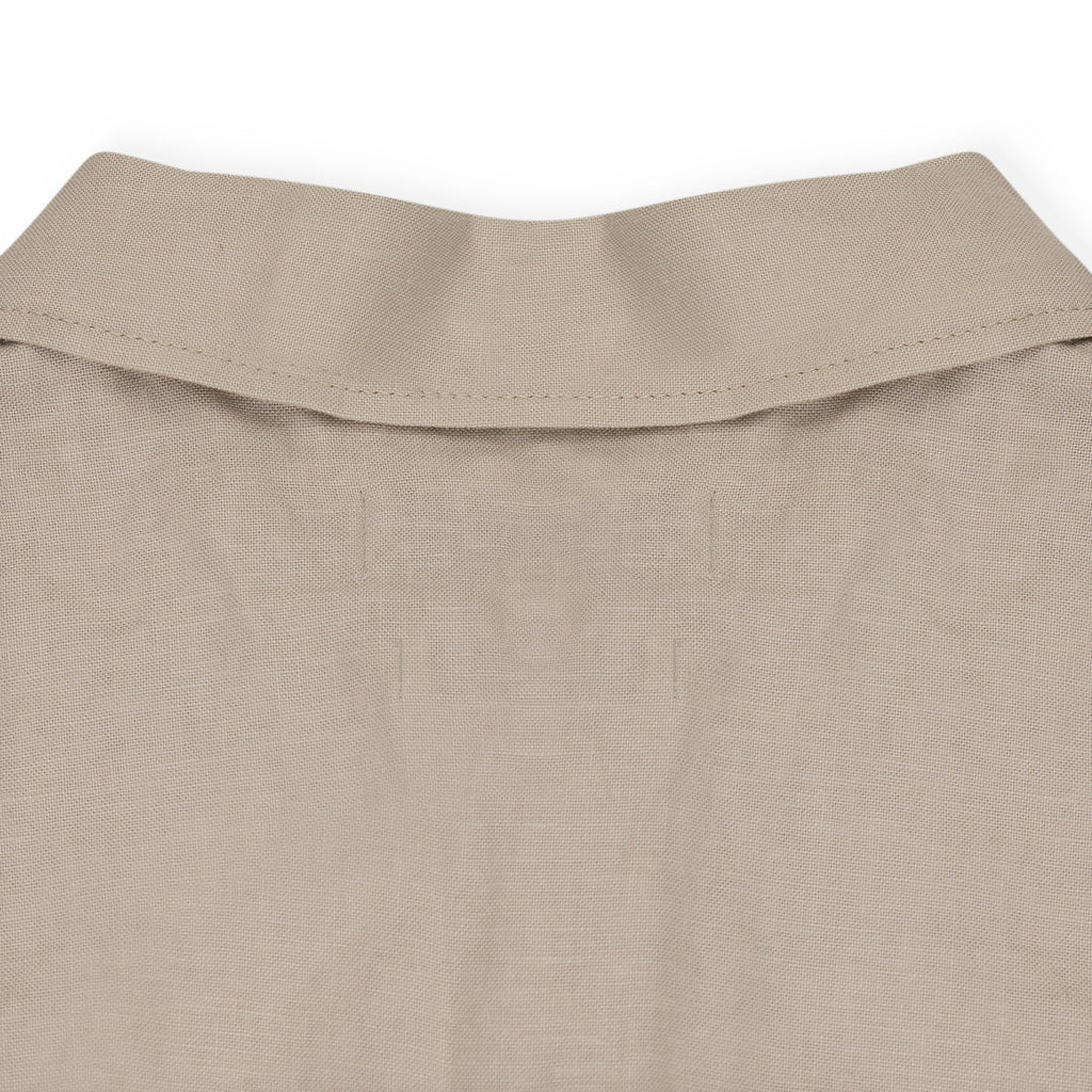 Beige Linen Jumpsuit Beige