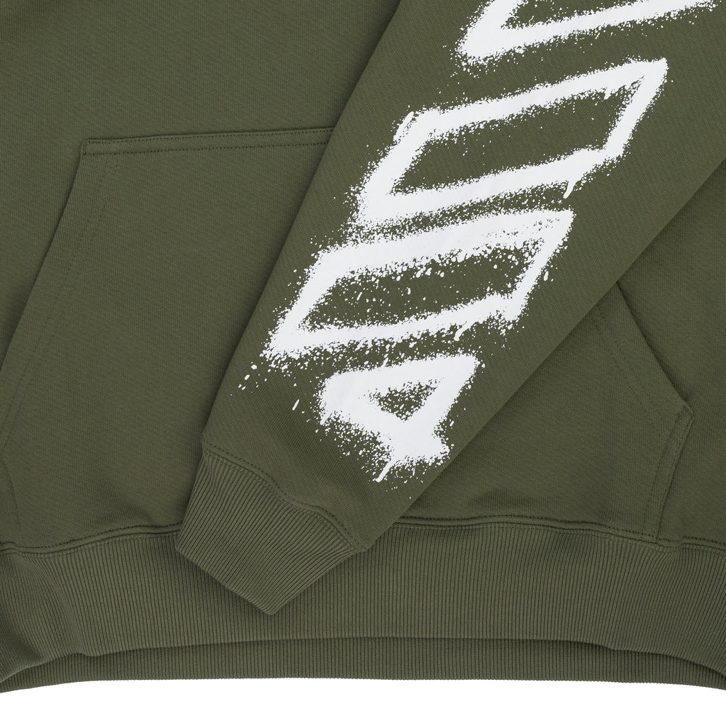 Winter Moss Spray Can Arrow Skate Hoodie