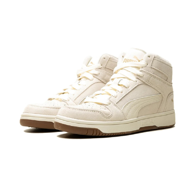 Women's Puma Rebound Layup Pearl Warm White-Puma Gold (403062 01)