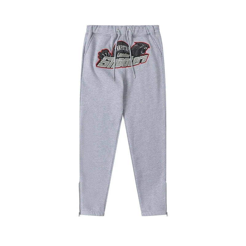 Trapstar London Shooters Red Panther Gray Jogger Pants