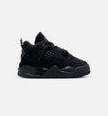 Air Jordan 4 Retro Black Cat Infant/Toddler Lifestyle Shoe