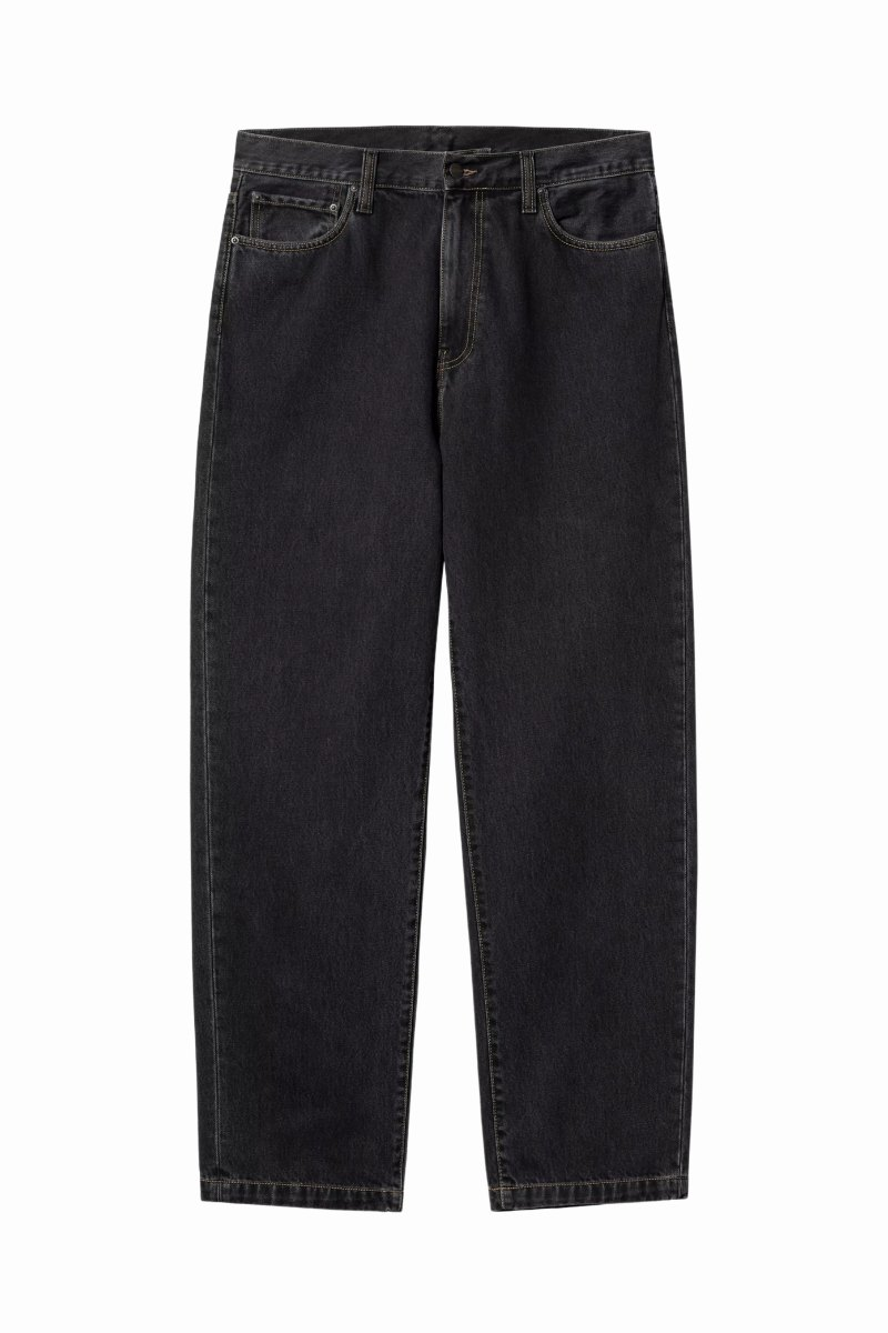 CARHARTT WIP AARON PANT Black Stone Wash