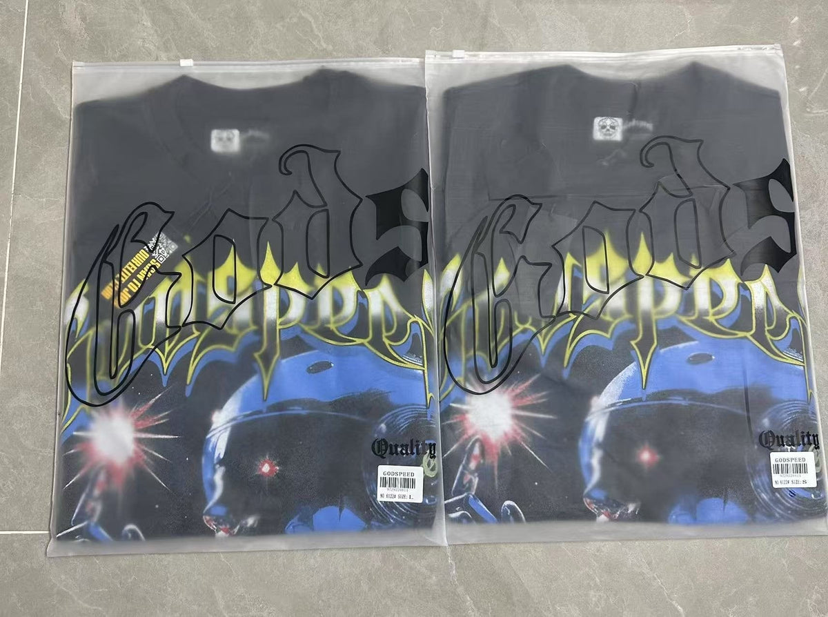 Godspeed Cyber Robot Graphic T-Shirt