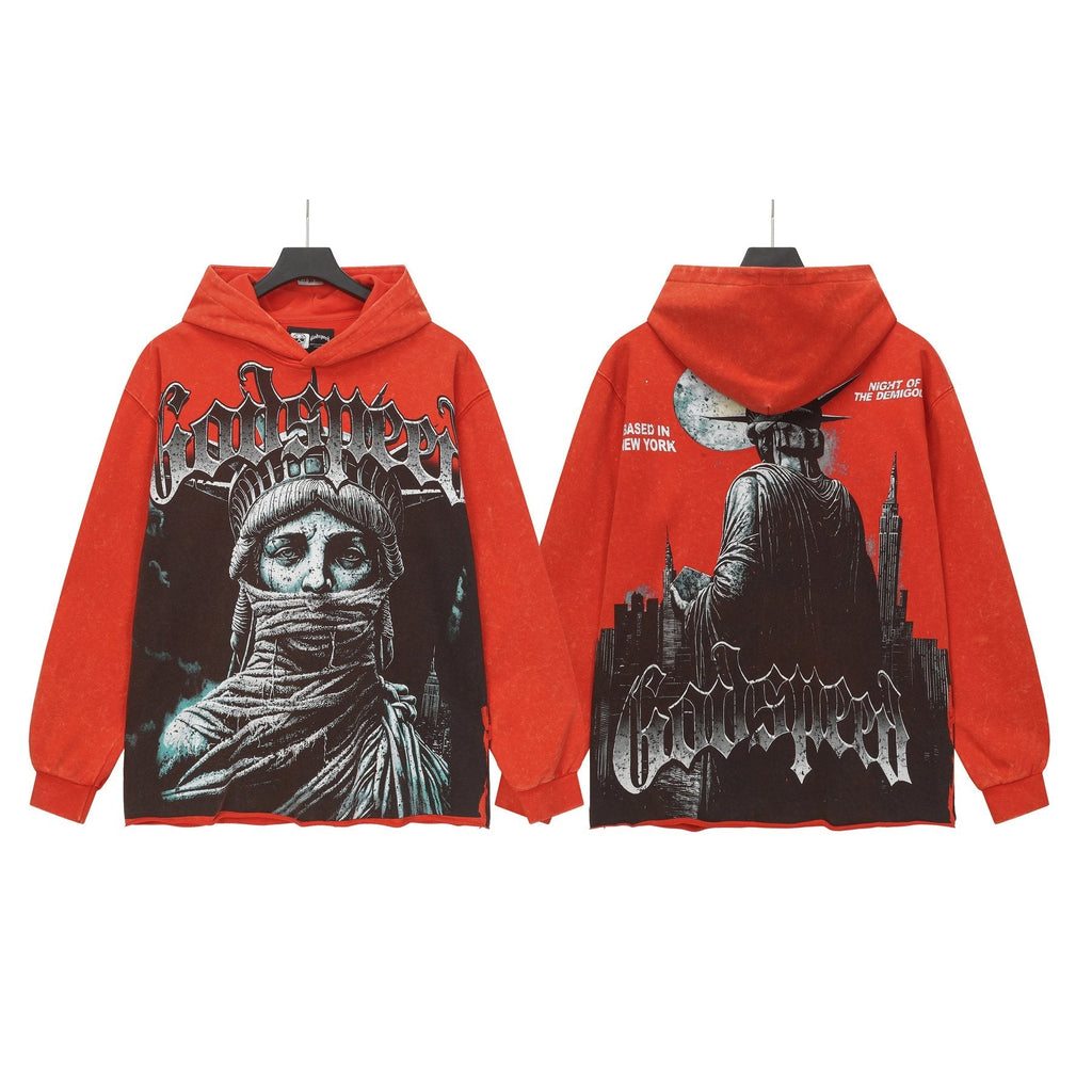 Godspeed Race Before Death Skull Graphic Hoodie