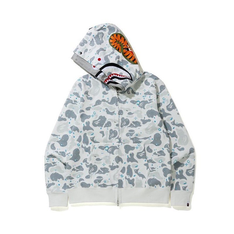 BAPE Shark Tiger Camo Full-Zip Hoodie