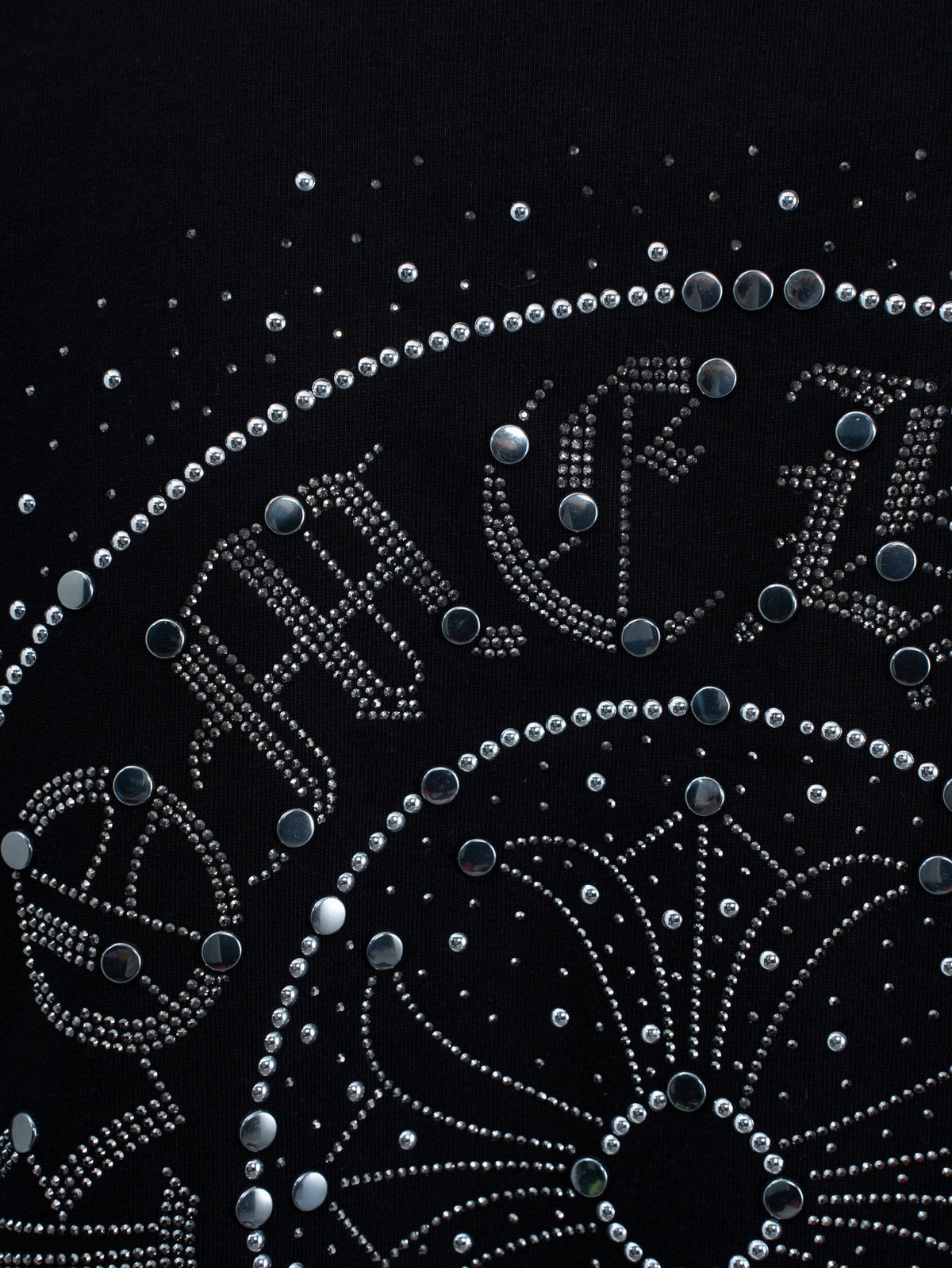 Chrome Hearts Rhinestone-Style Graphic T-Shirt