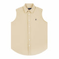 Ralph Lauren Sleeveless Oxford Button-Front Shirt