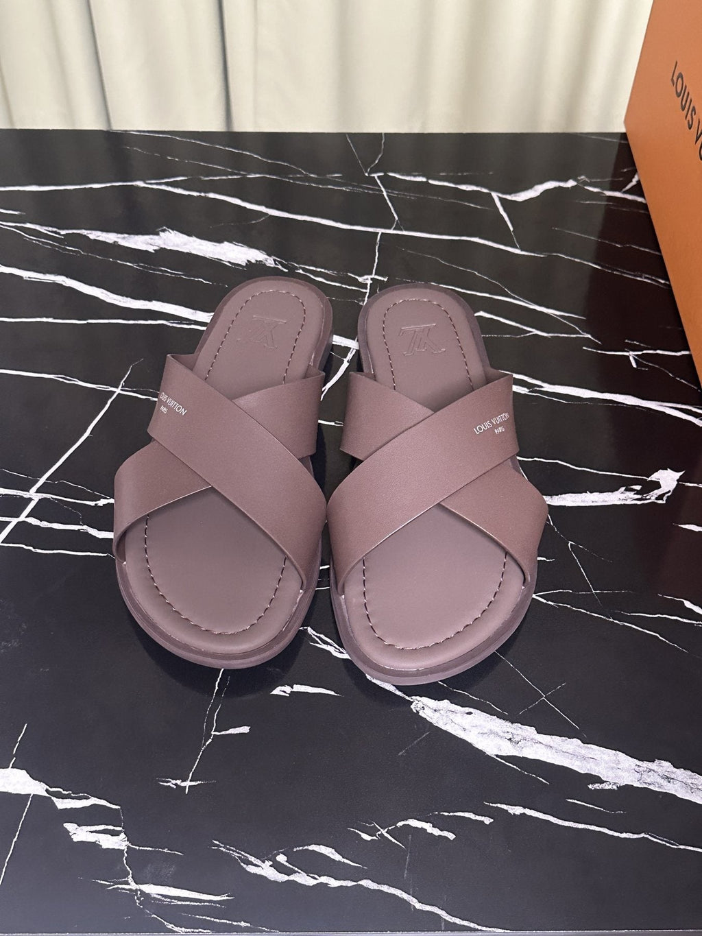 Louis Vuitton Men's Crossover Slide Sandals